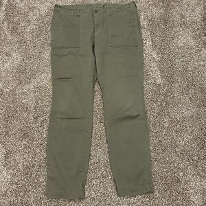 CAbi Forest Green Cargo Pants